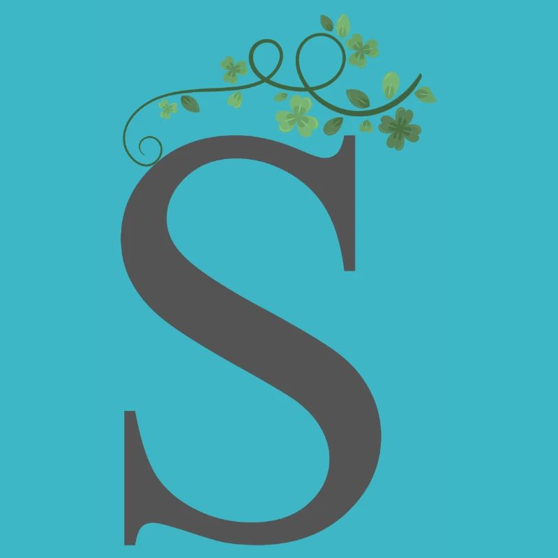 S with shamrocks
