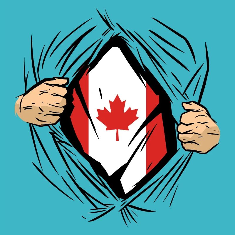 Drapeau du Canada Feuille d’érable Drapeau canadien Canada