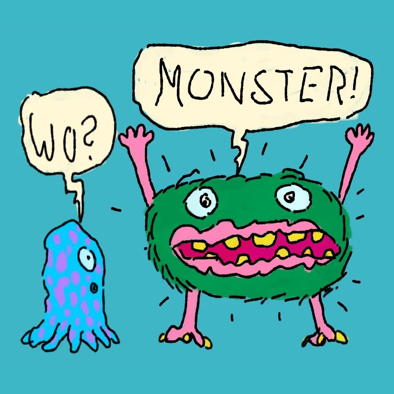 There are monsters