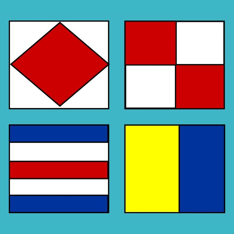 4 nautical flags