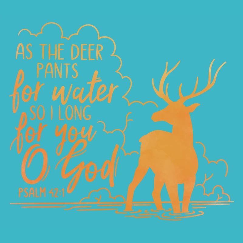 As the deer pants for water