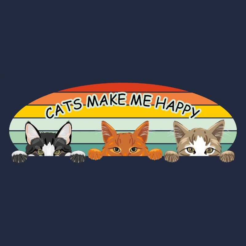 Cats make me happy