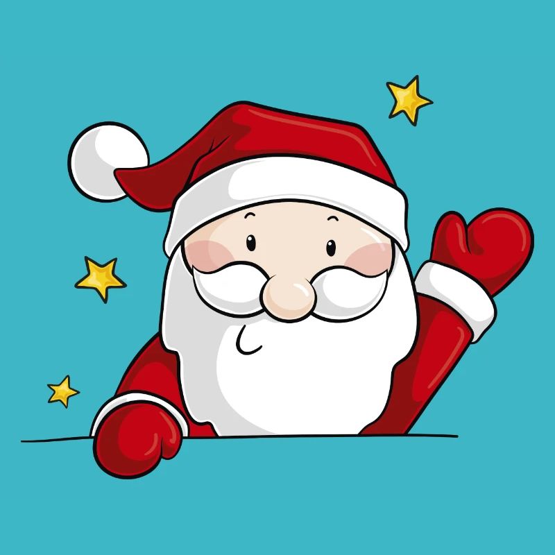 Comic Weihnachtsmann