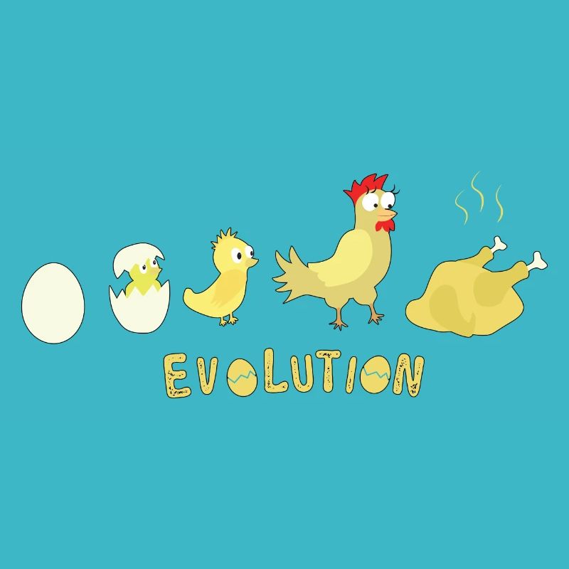 Evolution Oeuf Poulet Rôti Poulet BBQ Barbecue
