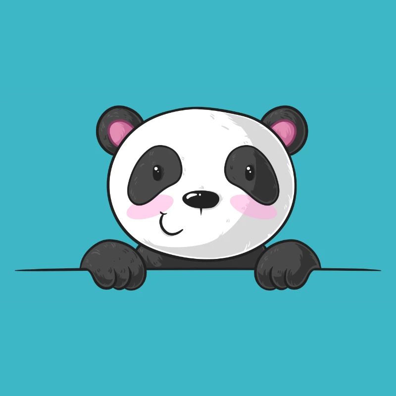 Spiked cartoon panda