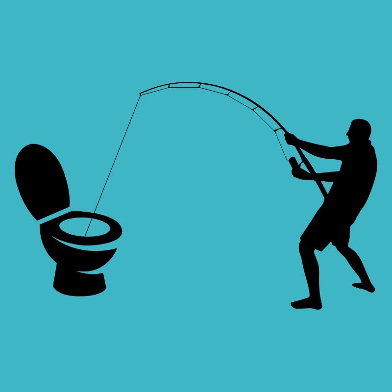 pêcheur de toilettes