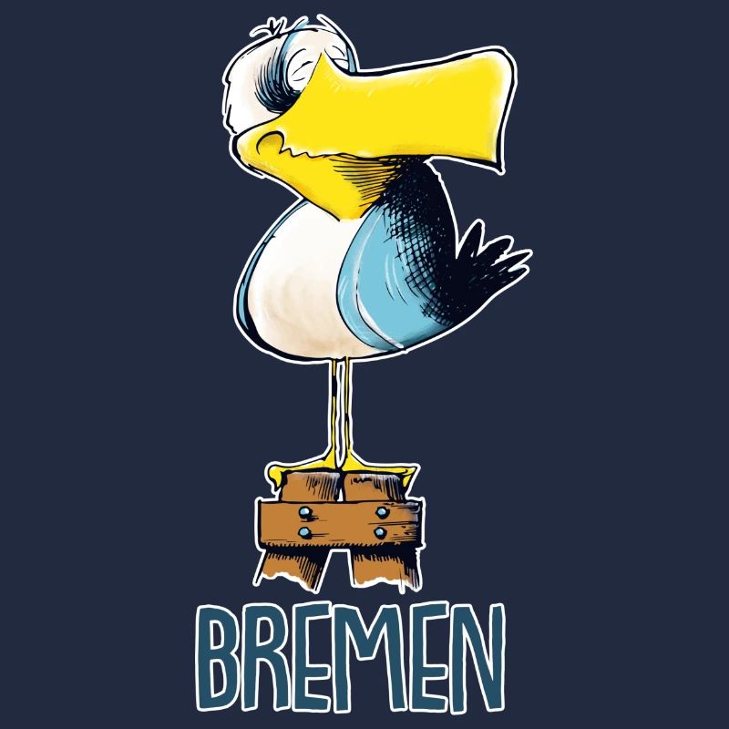 lustige Moewe aus Bremen
