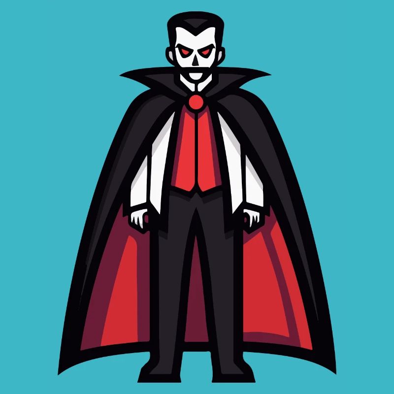 Vampir Halloween Comic