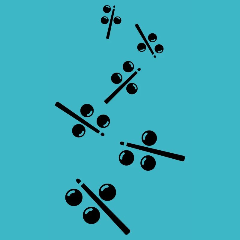 Icône de symbole de billard