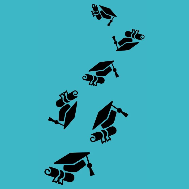 Obtention du diplôme du chapeau étudiant