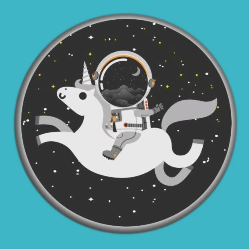 Licorne de l'espace
