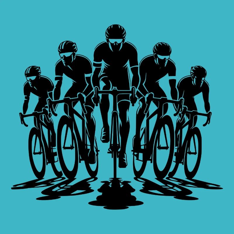 Road Cyclist Group Portrait