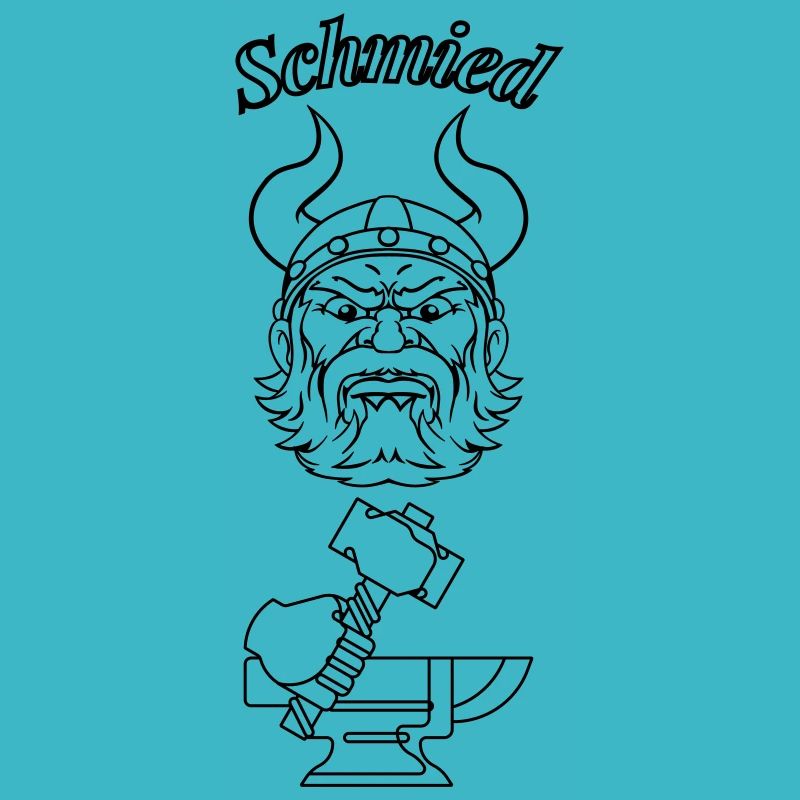 Blacksmith text black