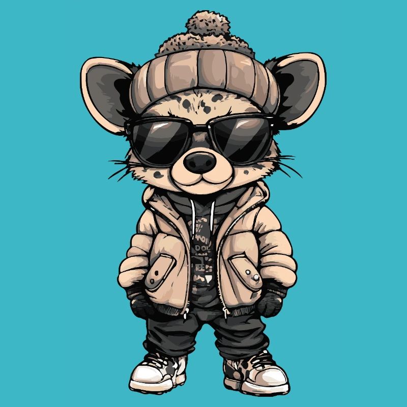Hyène Bande Dessinée Cool