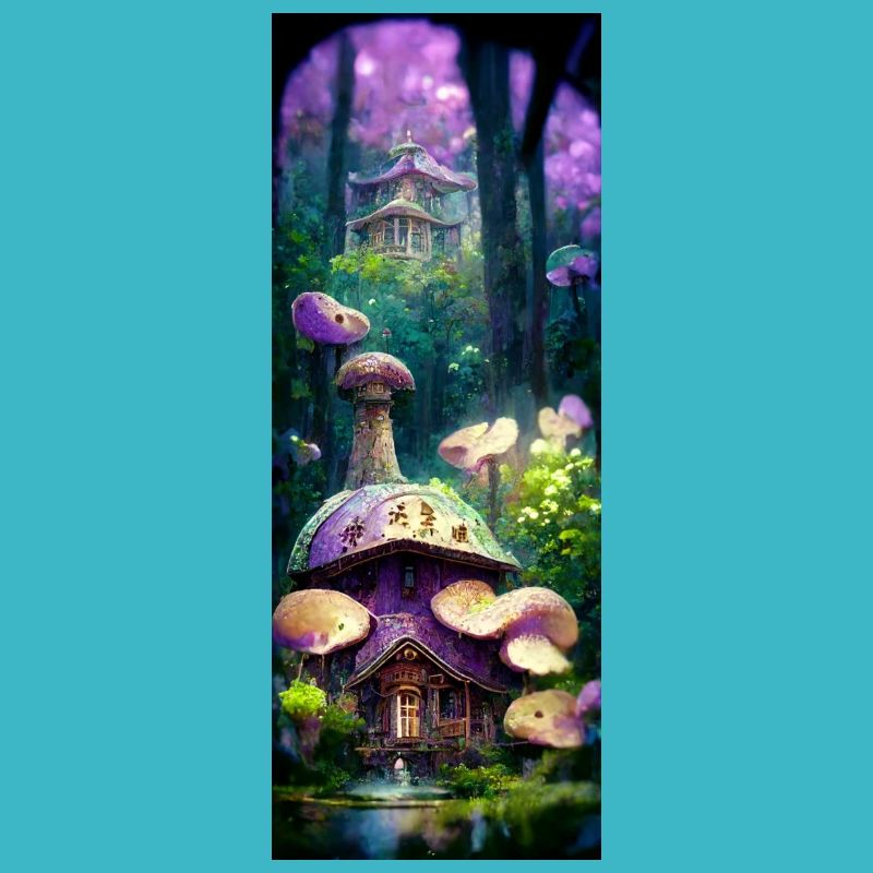 Forêt de champignons (champignons dans la forêt)