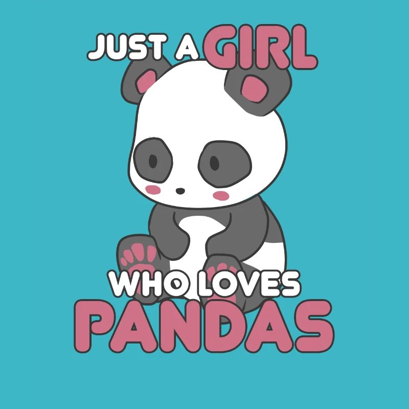 Panda Mädchen Unglaublich Liebe Herz I Geschenk