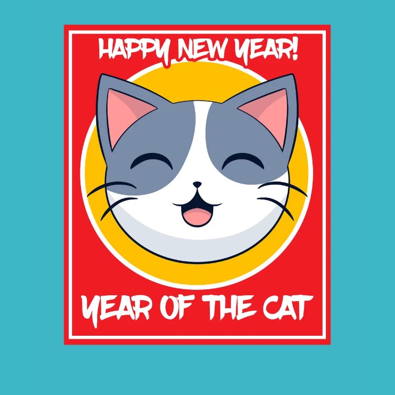 Vietnamese New Year Cat 2023 I Gift