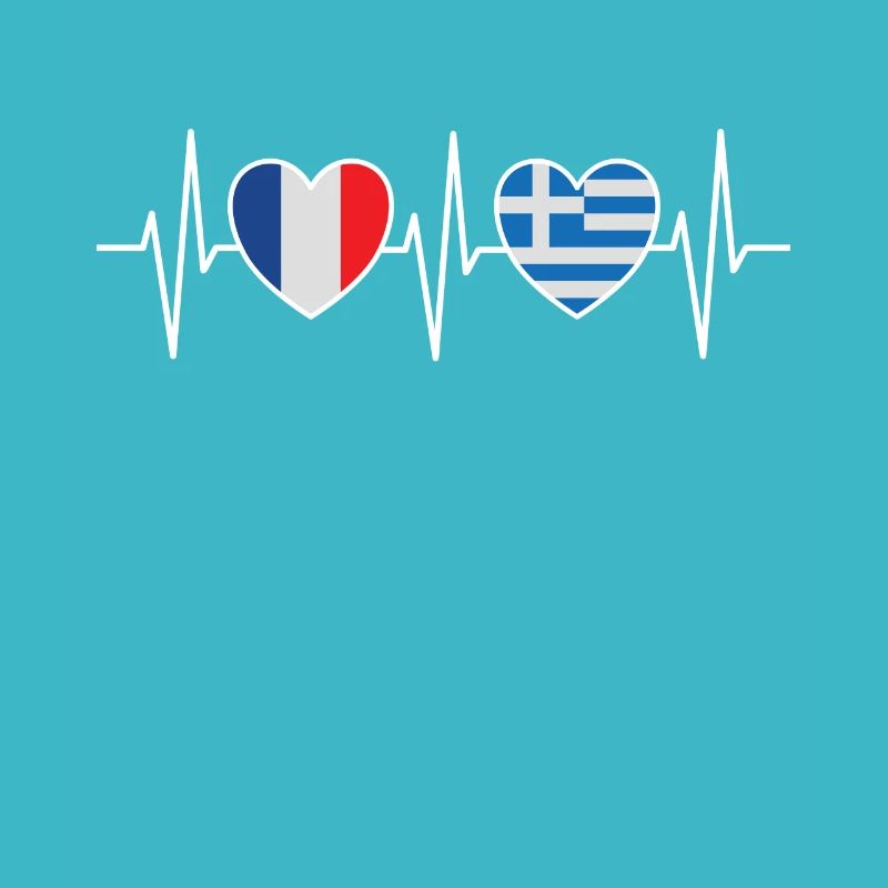 France et Grèce Drapeau grec
