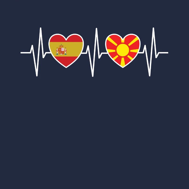 Espagne et Macédoine Drapeau macédonien Drapeaux