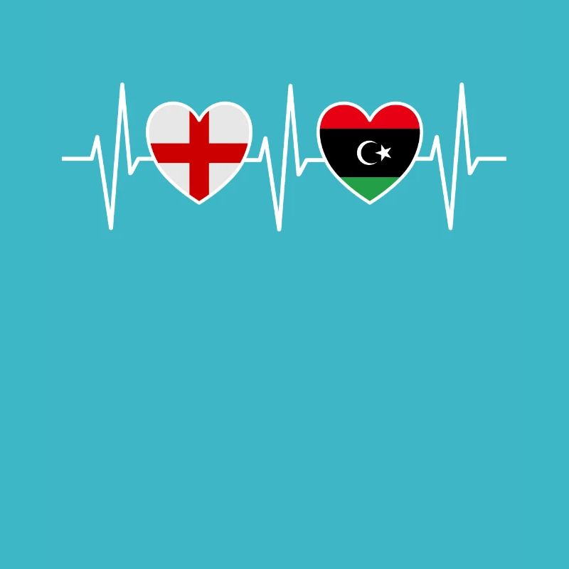 Angleterre et Libye Drapeau libyen Drapeaux