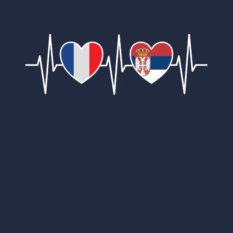 France et Serbie Drapeau serbe Drapeaux