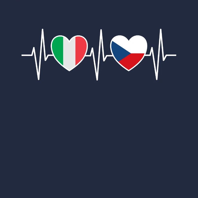 Italie et République tchèque Drapeau de la République tchèque