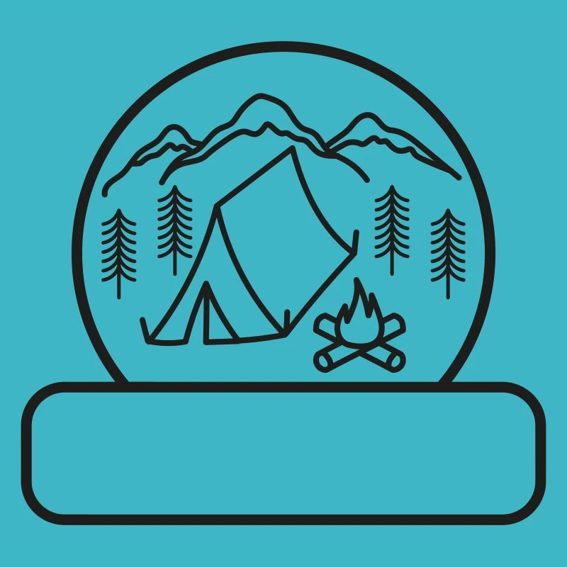 Modèle de tente de camping