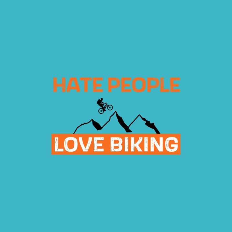 Hate people - love biking