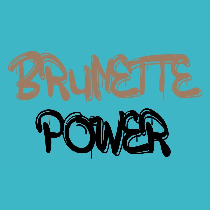cool t-shirt design for brunettes