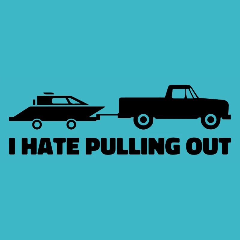 I Hate Pulling Out Retro Boating Boat Captain