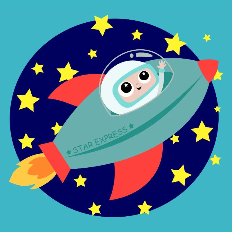 Fusée astronaute Univers