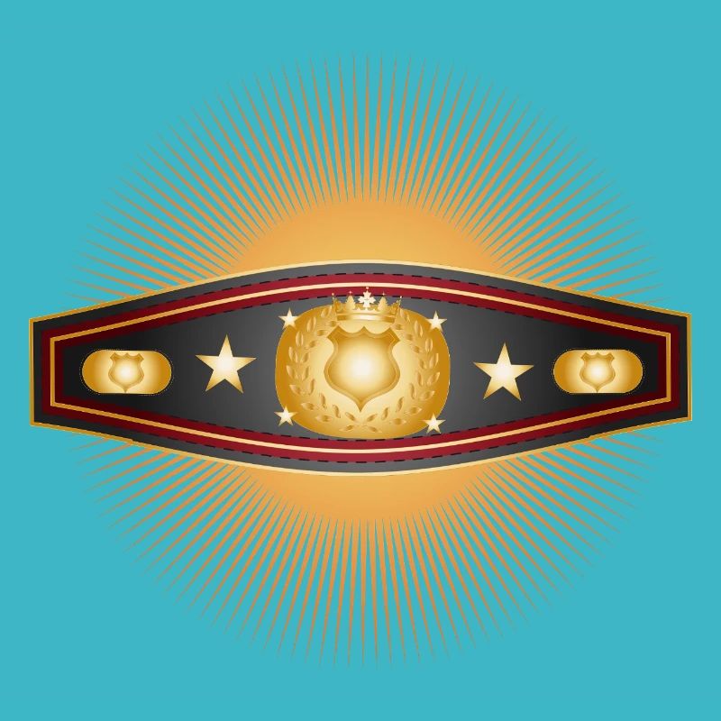 Strahlender Box-Gürtel – Champion Design