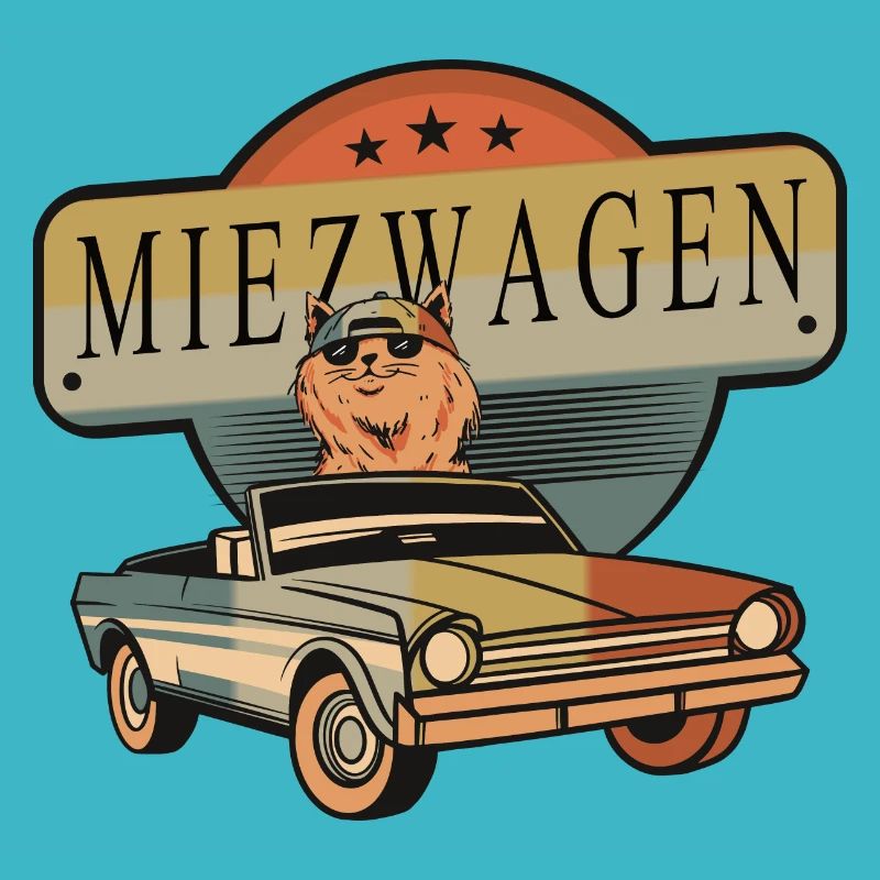 Coole Katzen Auto