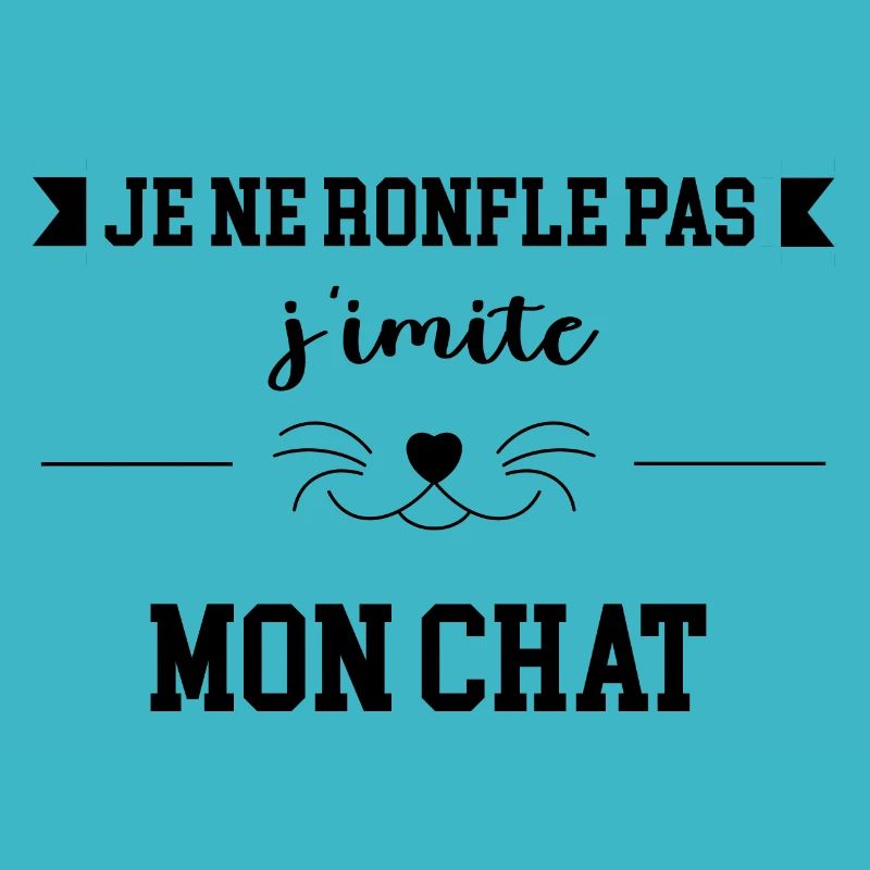 Chat ronflement drôle