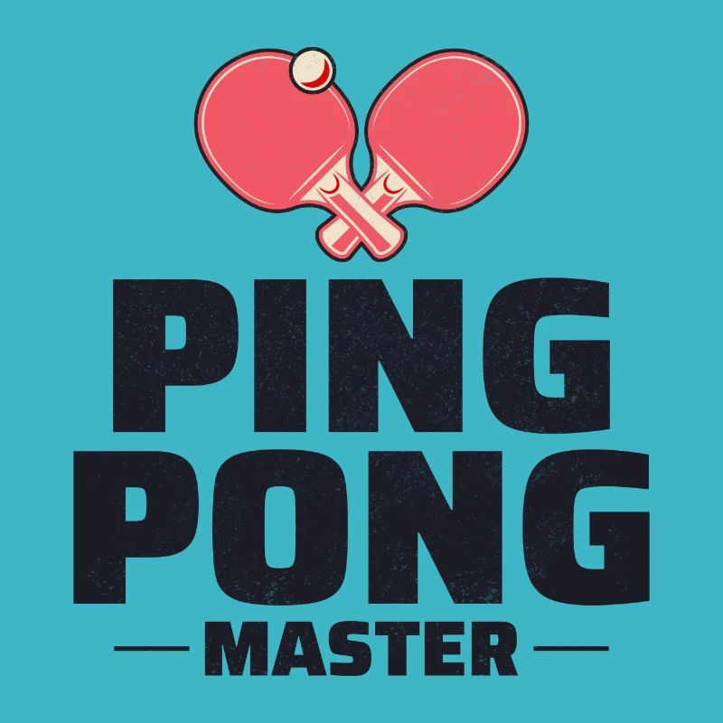 Ping Pong Master Table Tennis Coach Paddle Player