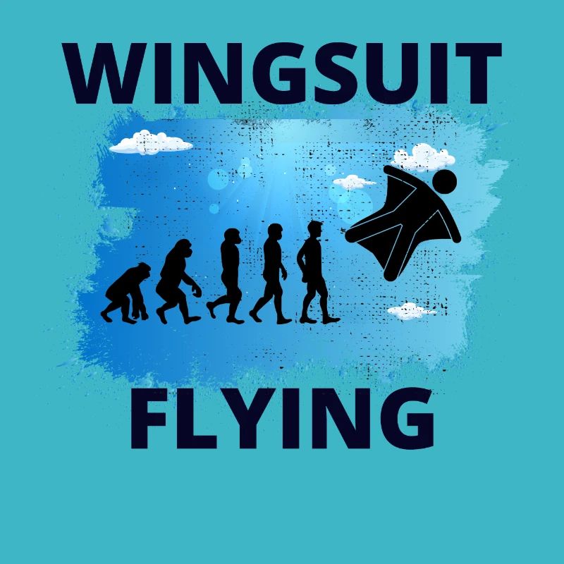 Wingsuit flying Base Jumping Skydiving Evolution