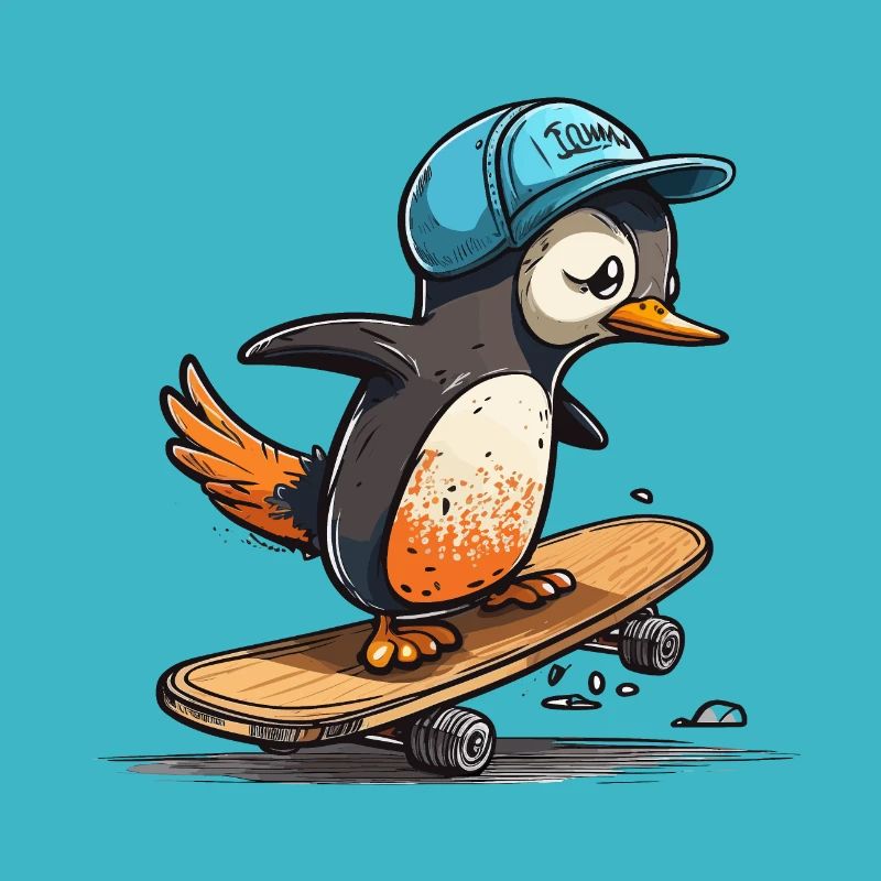 Pingouin patineur