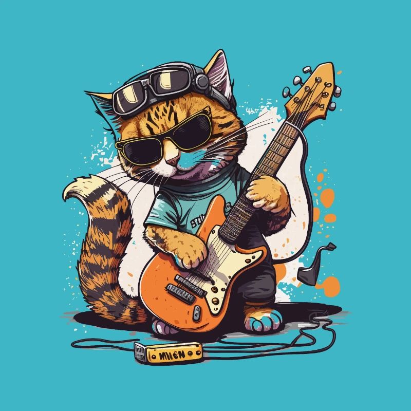 Guitar Cat