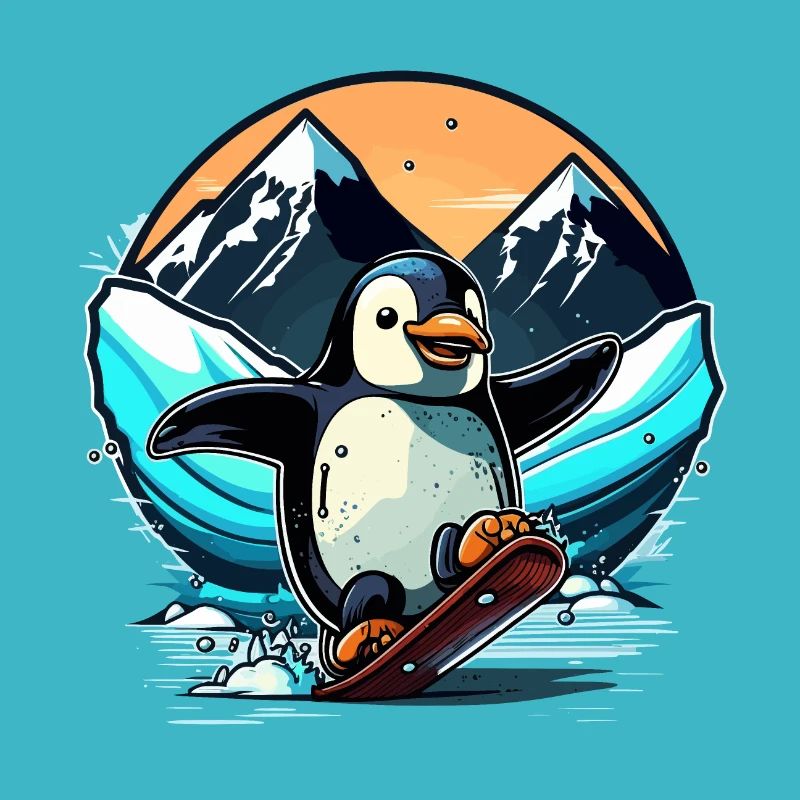 Pingouin heureux
