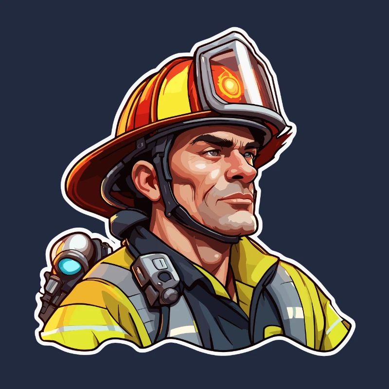 Firefighter / Fire / Fire / Extinguish / Hero