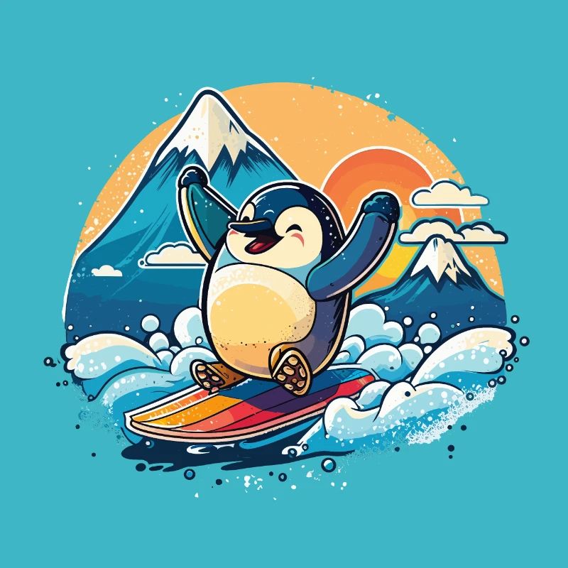 Pingouin heureux