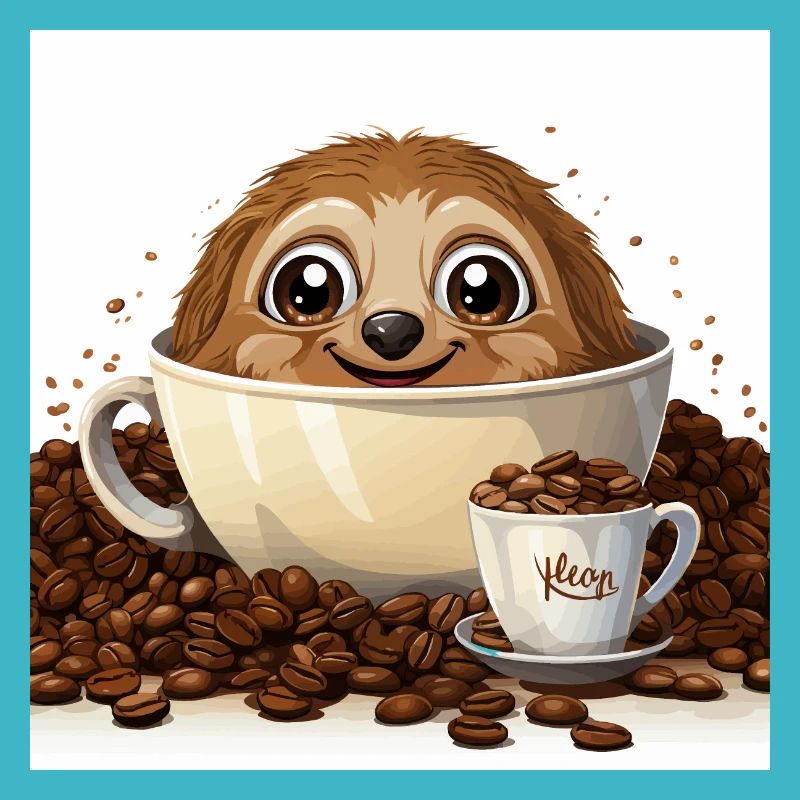 Le câlin de café