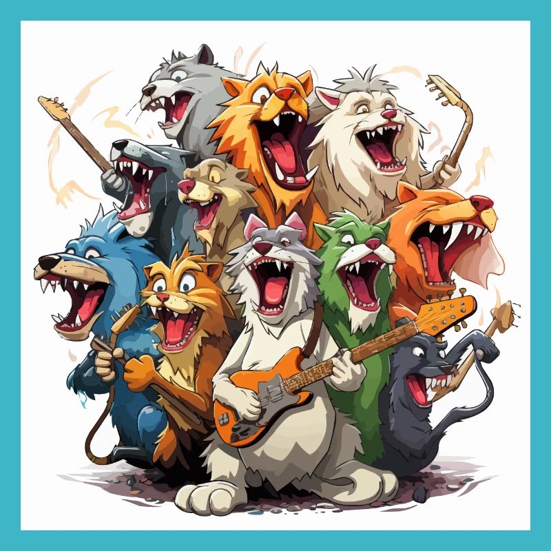 Die Tontauben-Tierband