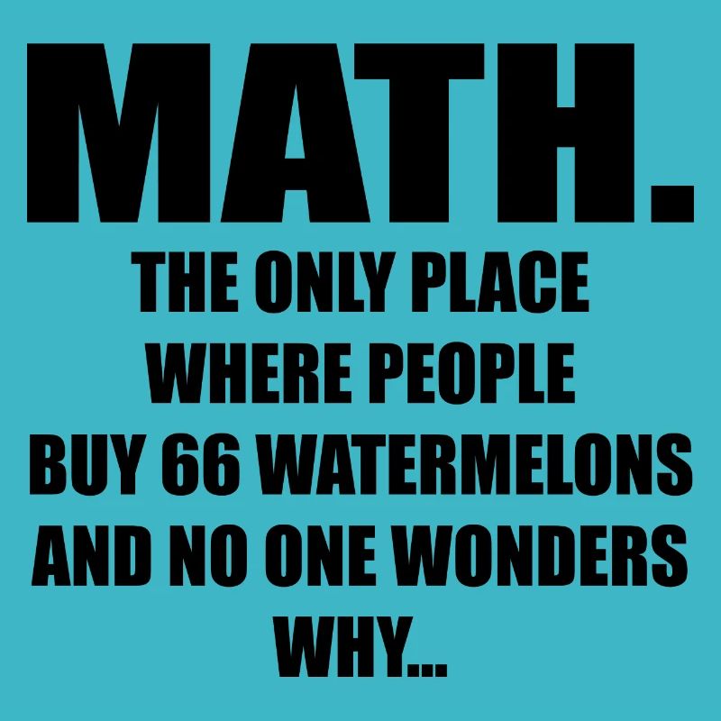 Math And Watermelons Mathematics Calculation Numbe