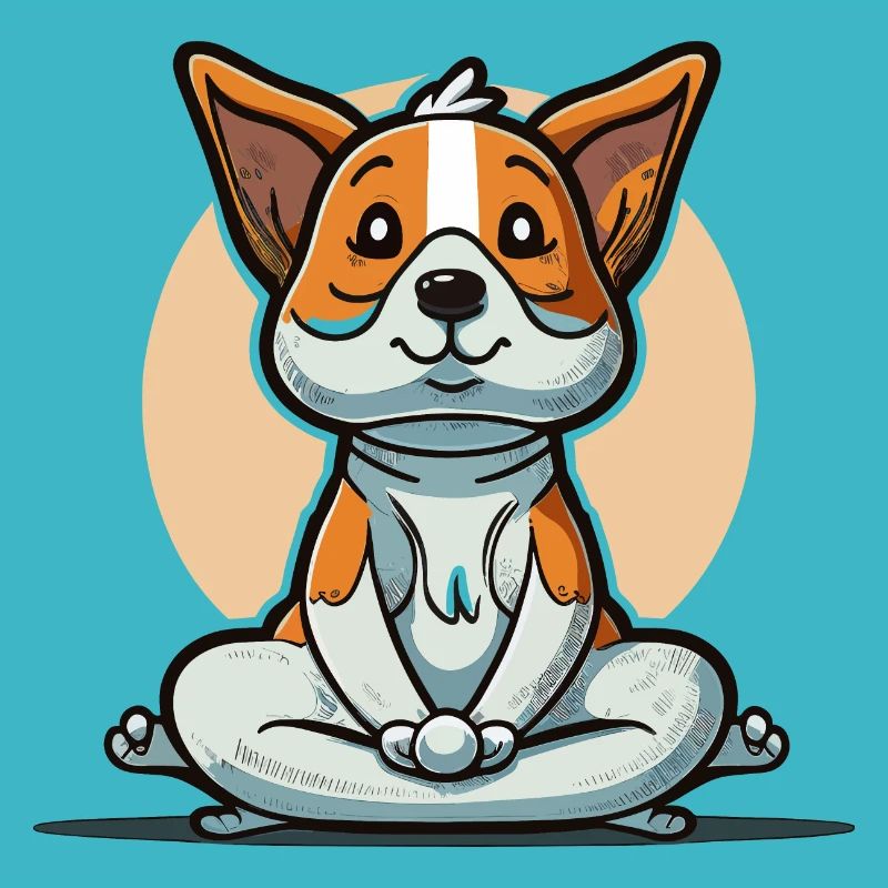 Poses de chiot