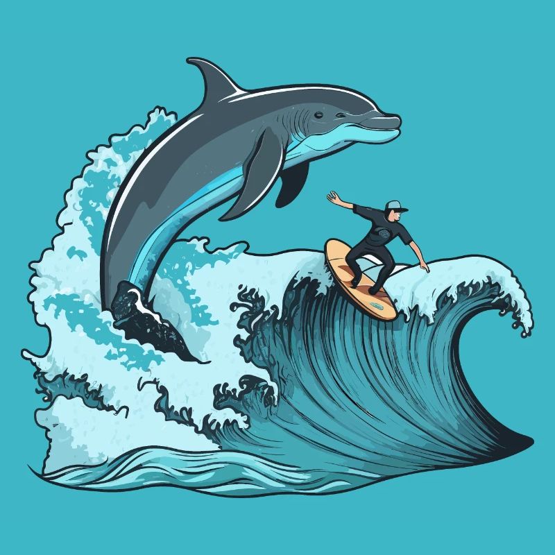 Surfen mit einem Freund