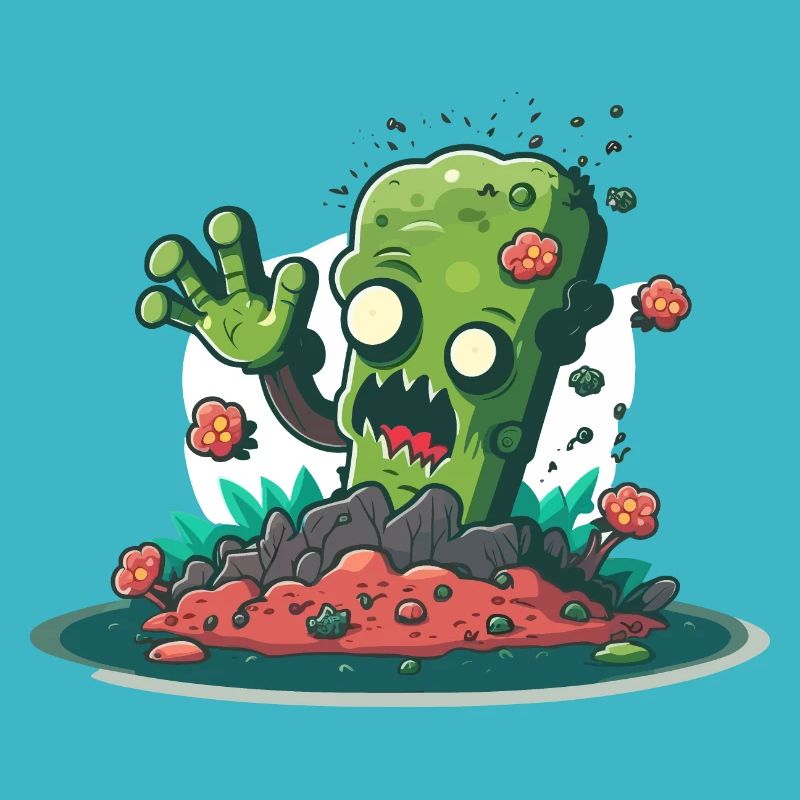 Zombie erhebt sich