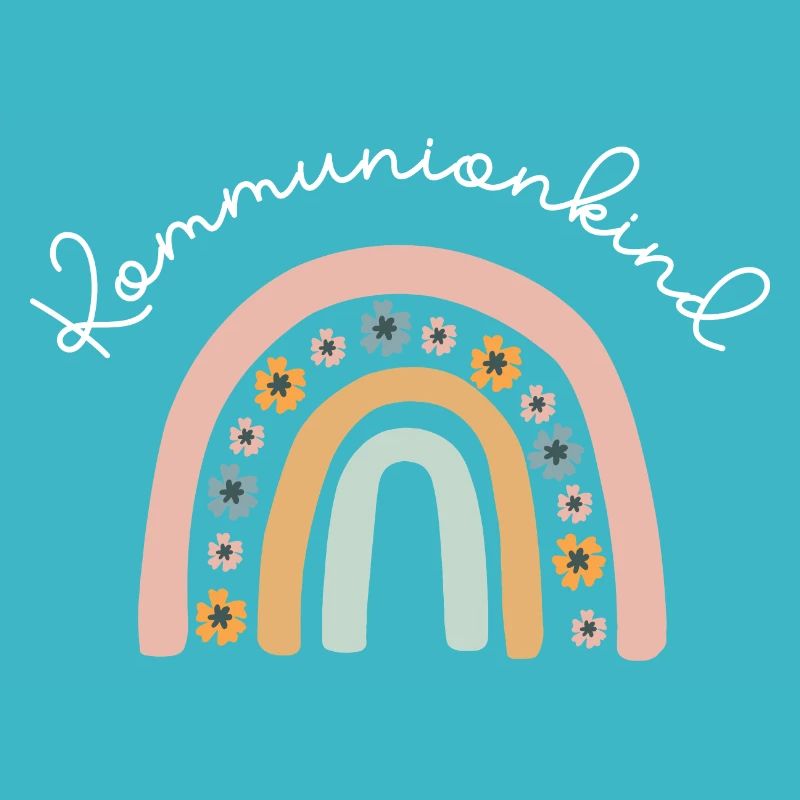 Kommunionkind Regenbogen Kommunion