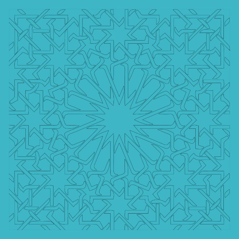 pattern maroc black and white