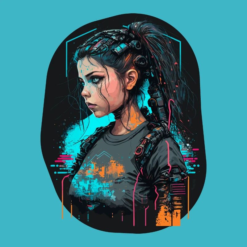 Wunderbare digitale Illustration eines schönen
